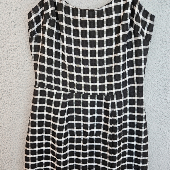 Dress The Population Women's Shaireen Black & White Check Sheath Dress Sz XXS - Picture 4 of 14
